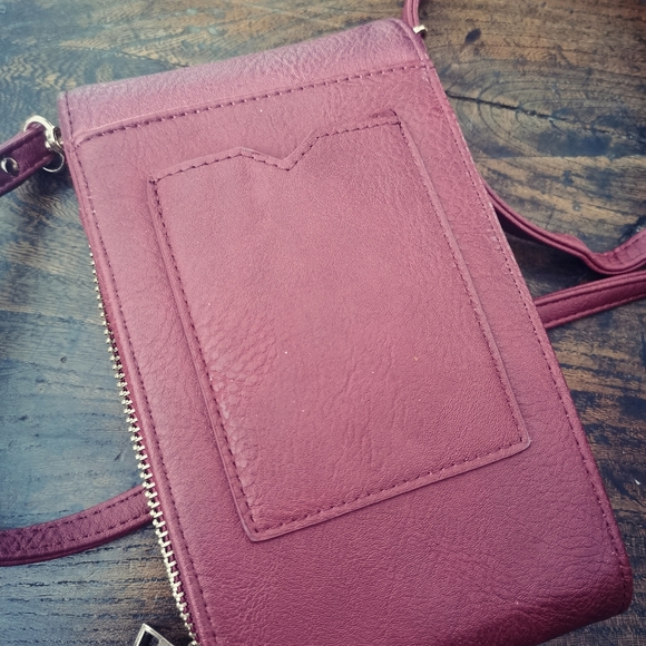 Crossbody Purse Burgundy/ Berry - Picture 4 of 4